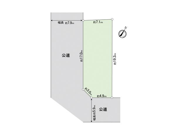 熱田区木之免町 土地 区画図 熱田区木之免町 土地 区画図