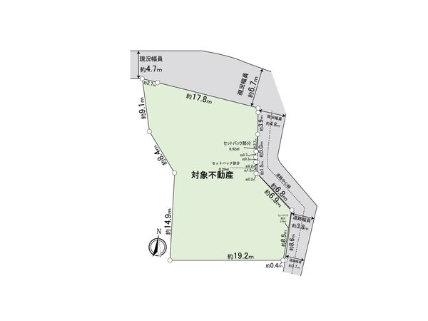 知多市長浦2丁目 区画図 知多市長浦2丁目 区画図