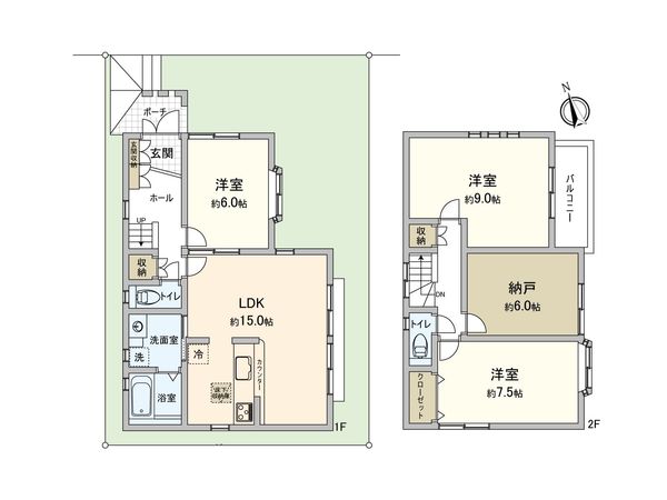 中川区丹後町1丁目 間取図(平面図) 間取図(平面図)