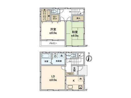 中村区北浦町 間取図(平面図)