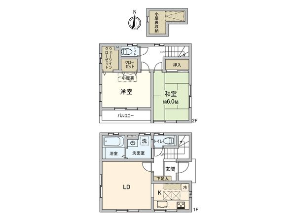 中村区北浦町 間取図(平面図)
