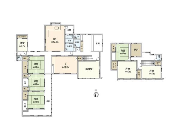 緑区細口3丁目 間取図(平面図)
