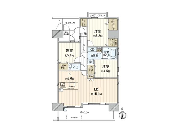 間取図(平面図)