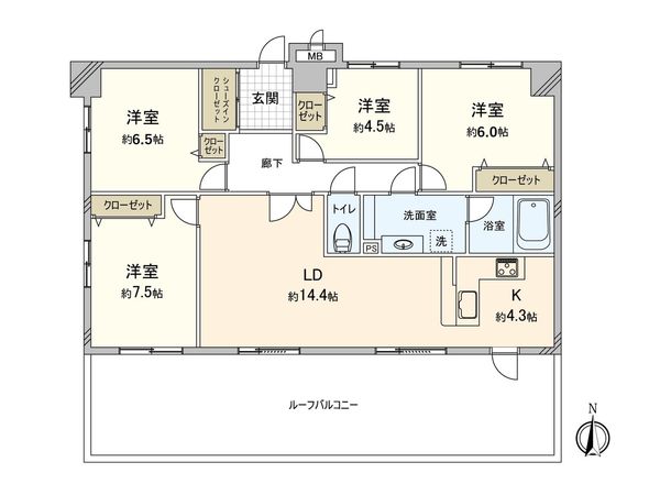 バンベール金山 間取図(平面図)