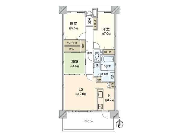 間取図(平面図)