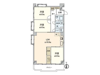 真栄マンション上脇 間取図(平面図)