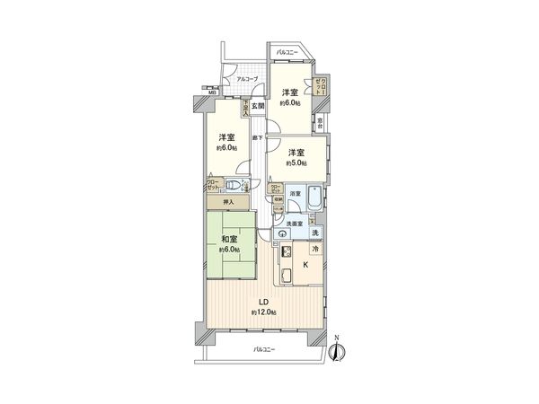 宝マンション豊田本町 間取図(平面図) 宝マンション豊田本町 間取図(平面図)
