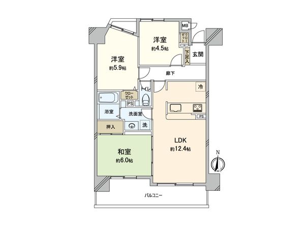 アメニティ白鳥公園 間取図(平面図) アメニティ白鳥公園 間取図(平面図)