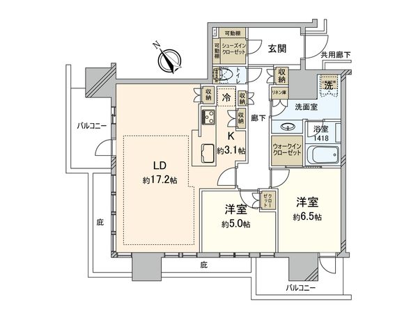 NAGOYA the TOWER 間取図(平面図) NAGOYA the TOWER 間取図(平面図)