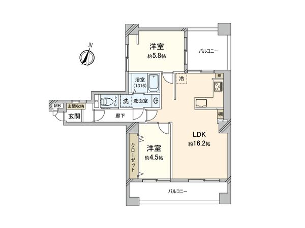 ダイアパレス神宮苑 間取図(平面図)