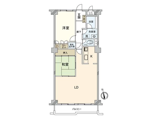 イトーピア八島マンション 間取図(平面図) イトーピア八島マンション 間取図(平面図)