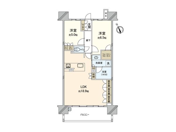 ファミリアーレ神宮南レジデンス 間取図(平面図)