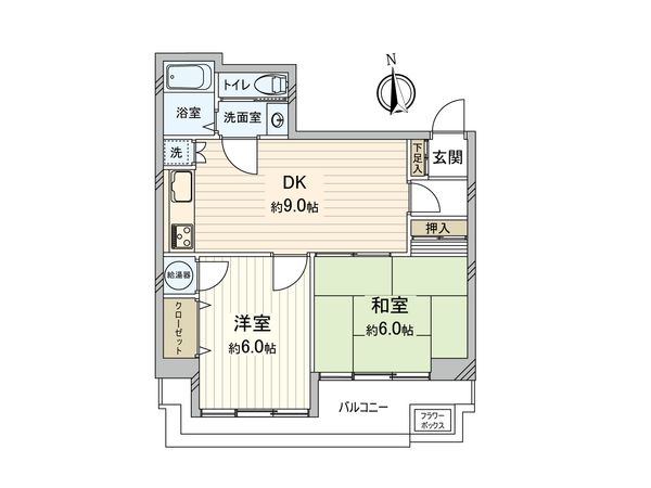 荘苑南伏見 間取図(平面図)