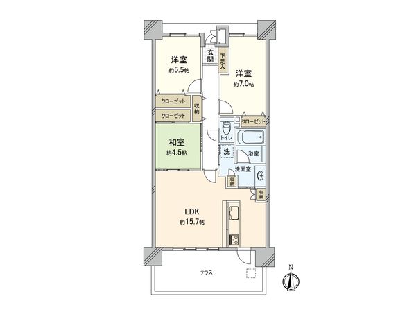 グランコート東海通 間取図(平面図) グランコート東海通 間取図(平面図)