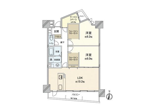 アメニティ白鳥公園 間取図(平面図) アメニティ白鳥公園 間取図(平面図)