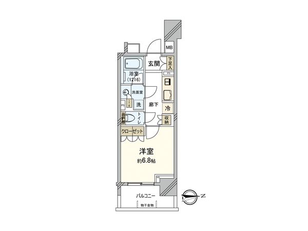 オープンレジデンシア金山est 間取図(平面図) オープンレジデンシア金山est 間取図(平面図)