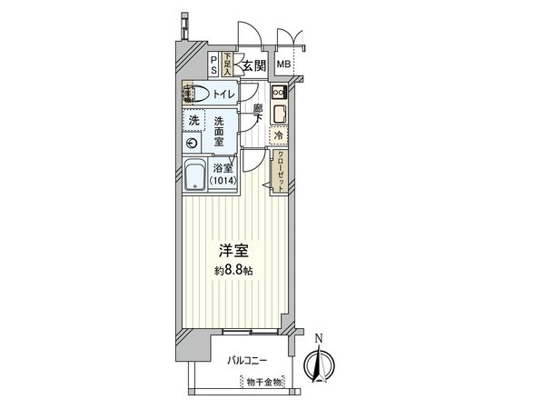 プレサンスTHE栄 間取図(平面図) プレサンスTHE栄 間取図(平面図)