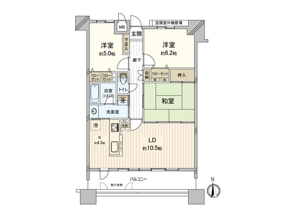 ダイアパレス白鳥庭園通り 間取図(平面図) ダイアパレス白鳥庭園通り 間取図(平面図)