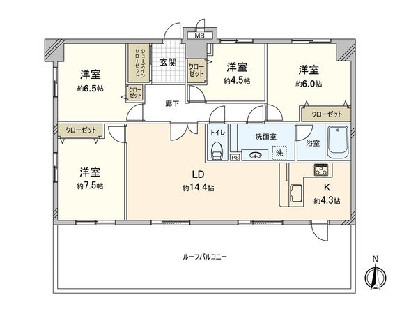 バンベール金山 間取図(平面図) 間取図(平面図)