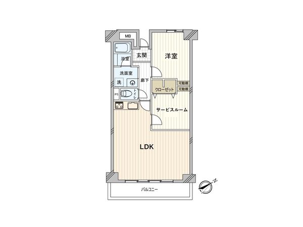 一光ハイツ山王 A棟 間取図(平面図) 一光ハイツ山王 A棟 間取図(平面図)