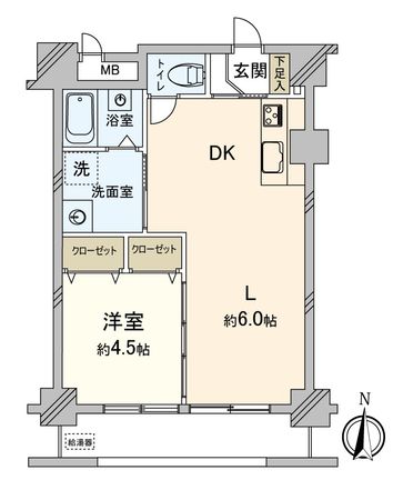 ダイアパレス大池 間取図(平面図) ダイアパレス大池 間取図(平面図)