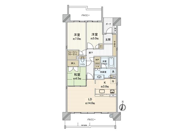 間取図(平面図)