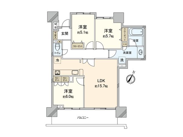 ヴィー・クオレタワー白鳥庭園 間取図(平面図) ヴィー・クオレタワー白鳥庭園 間取図(平面図)