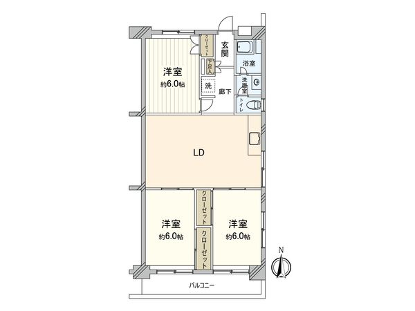 プラザフェニックス熱田 間取図(平面図) プラザフェニックス熱田 間取図(平面図)