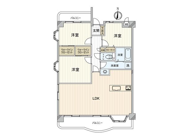 アメニティ日比野 間取図(平面図) 間取図(平面図)