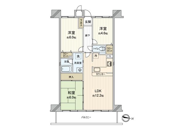 レールシティ熱田 間取図(平面図) 間取図(平面図)