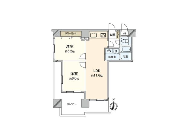 ライオンズマンション正木 間取図(平面図) 間取図(平面図)