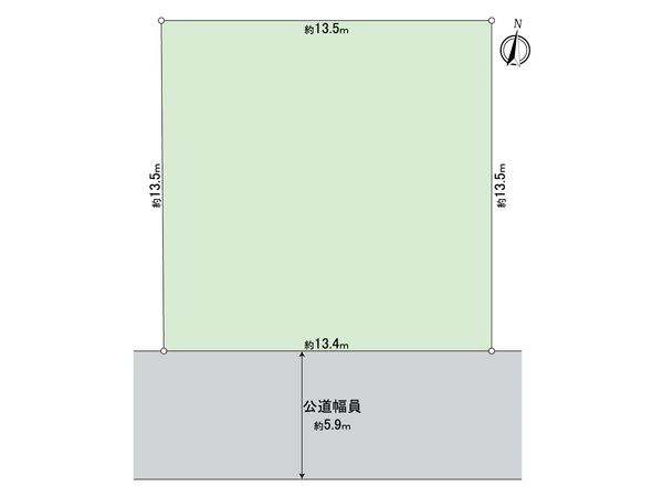 千種区清明山1丁目 区画図
