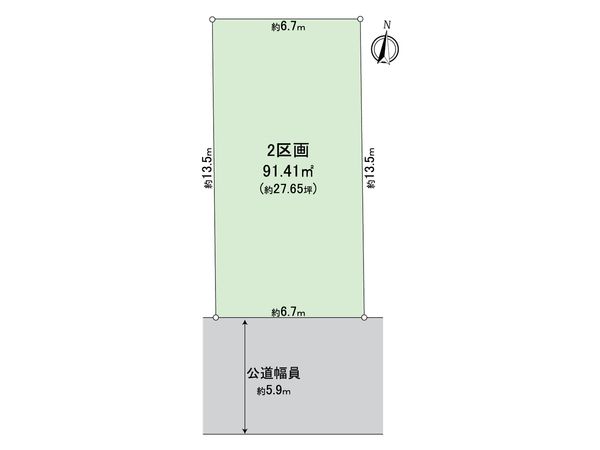 千種区清明山1丁目 区画図