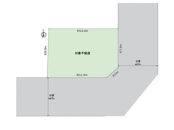 港区小賀須3丁目 区画図 区画図