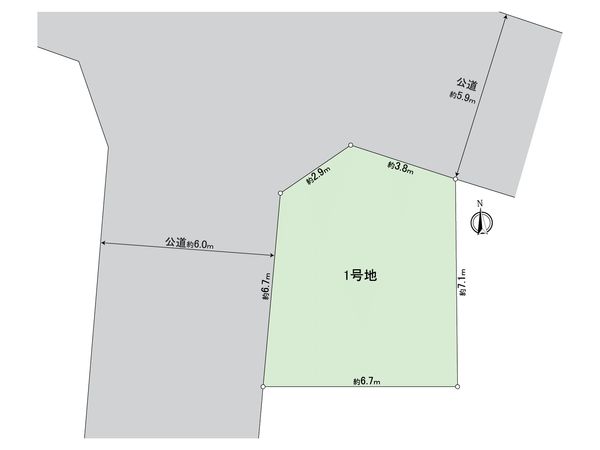 東区徳川2丁目 区画図 東区徳川2丁目 区画図
