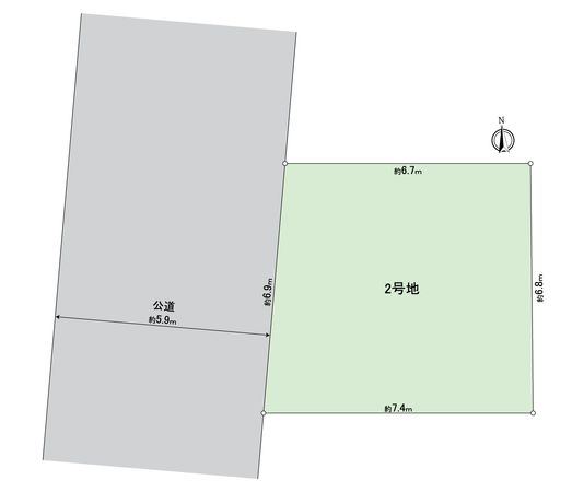 東区徳川2丁目 区画図 東区徳川2丁目 区画図