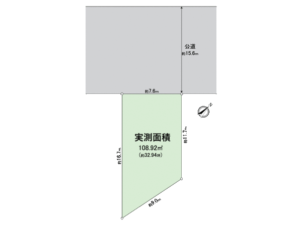 東区徳川町 地形図