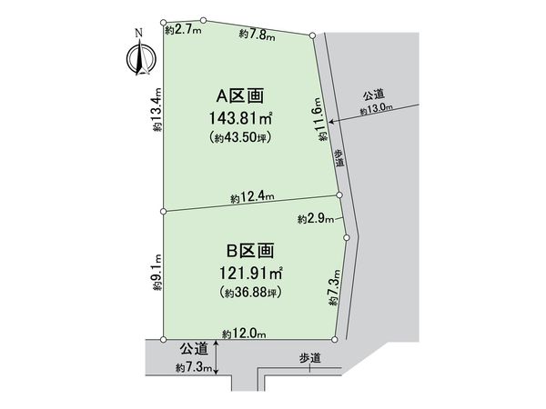 中川区小城町2丁目 間取図(平面図)