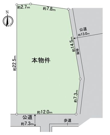 中川区小城町2丁目 間取図(平面図)