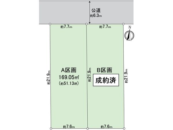 昭和区長池町5丁目 区画図