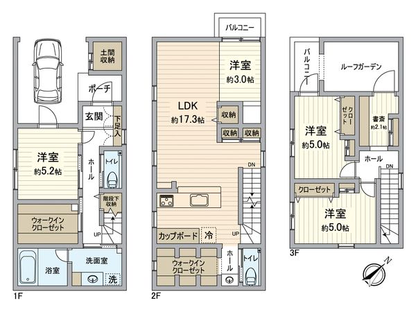 熱田区三本松町 間取図(平面図)