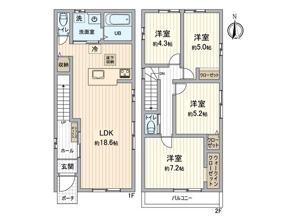 千種区今池南 間取図(平面図) 千種区今池南 間取図(平面図)