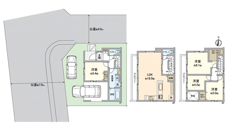 千種区清明山1丁目 間取図(平面図) 千種区清明山1丁目 間取図(平面図)