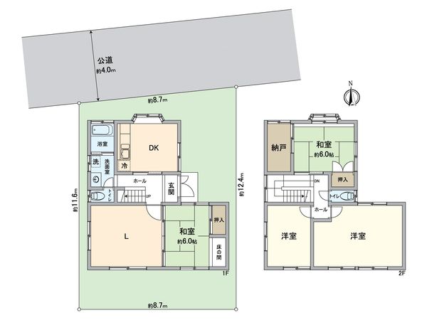 守山区高島町 間取図(平面図) 間取図(平面図)