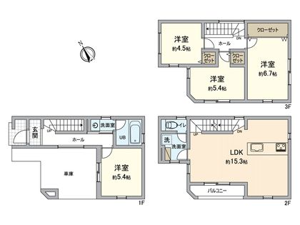 千種区千種3丁目 間取図(平面図)