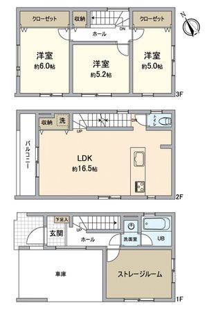千種区千種3丁目 間取図(平面図) 千種区千種3丁目 間取図(平面図)