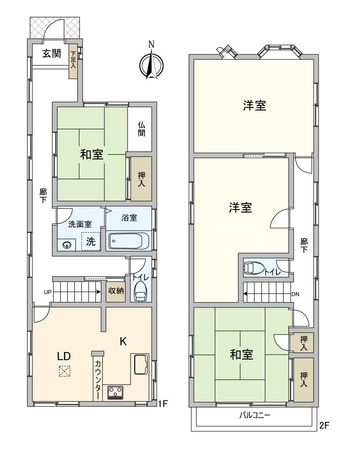 中村区菊水町1丁目 間取図(平面図)