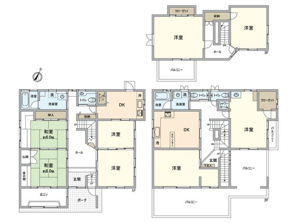 千種区千種1丁目 間取図(平面図) 千種区千種1丁目 間取図(平面図)