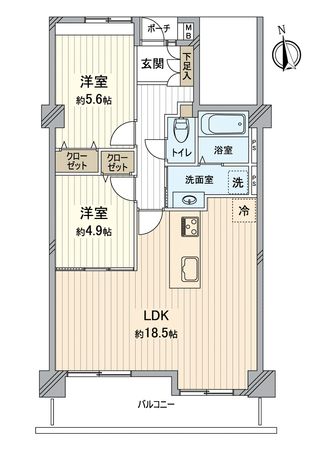 ナビシティ徳川Ⅰ 間取図(平面図) 間取図(平面図)