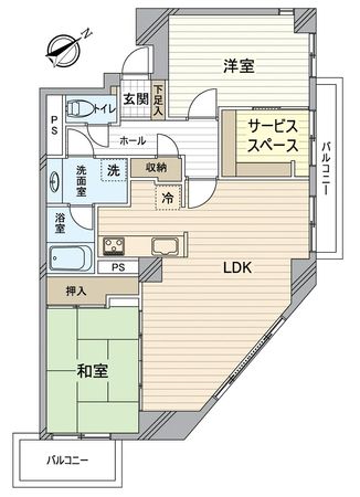 三井農林徳川園ハイツ 間取図(平面図) 間取図(平面図)